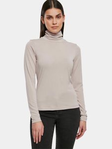 Sudadera casual urbana clásica para mujer, 200 g/m², gris.