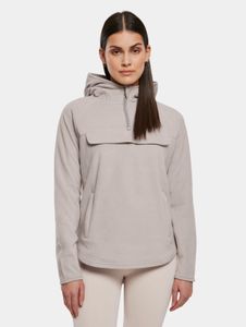 Comfortable Urban Classics women's hoodie with zipper pockets, 180 g/m², grey