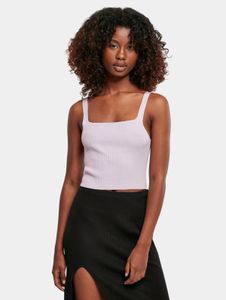 T-shirt da donna casual Urban Classics, vestibilità slim, 12 g/m², viola