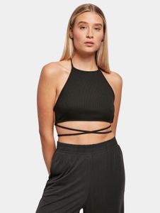 sporty Urban Classics women's T-shirt, stretch, 225 g/m², black