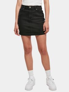 Lightweight Urban Classics women's dress, stretch, zip and pockets, black