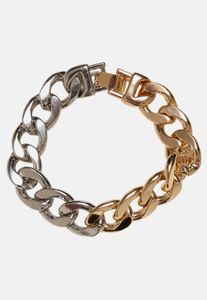 Sujetador unisex moderno URBAN CLASSICS con detalle de cadena, 66 g/m², oro/plata