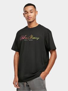 T-shirt oversize da uomo Modern Urban Classics, 220 g/m² di cotone, nera.