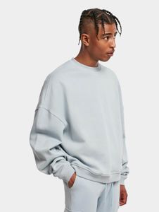 Sudadera para hombre Modern Urban Classics con puños acanalados, 300 g/m² de algodón, azul pastel.