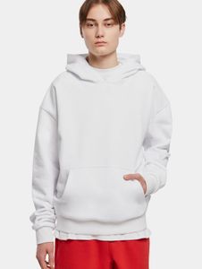 Sudadera cómoda con capucha para hombre de Urban Classics, con cordón ajustable, 460 g/m² de algodón, color blanco.