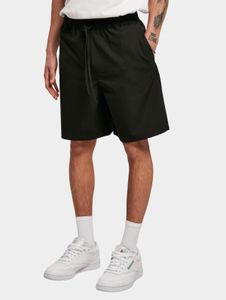 Pantalones cortos ligeros Urban Classics para hombre con elasticidad, cordón ajustable y bolsillos, color negro.