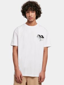 T-shirt sportiva da uomo Urban Classics, oversize, 220 g/m², cotone, bianca