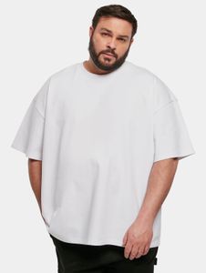 Camiseta oversize moderna para hombre de URBAN CLASSICS, 300 g/m², algodón, blanca.
