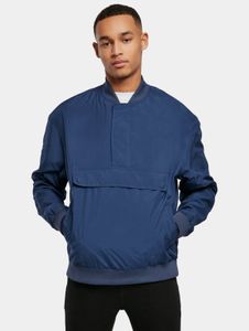 Casual Urban Classics men's pullover with zip pockets, 68 g/m², navy