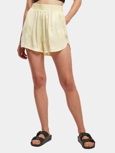 Lightweight Urban Classics women's shorts 95 g/m² pastel yellow