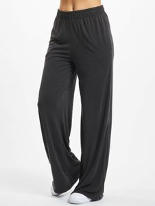 Vaqueros cómodos para mujer URBAN CLASSICS con cordón ajustable, 105 g/m², color negro.