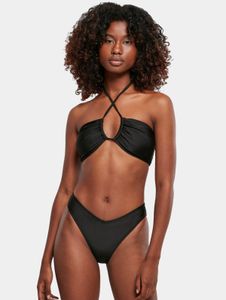 Robe femme Fashionable Urban Classics avec cordon de serrage extensible, 190 g/m², noire