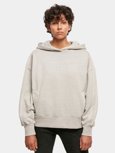 Sudadera con capucha para mujer Casual Urban Classics con capucha grande, bolsillos, 470 g/m² de algodón, gris.