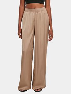 Vaqueros de mujer Stylish Urban Classics con bolsillos elásticos, 95 g/m², color beige.