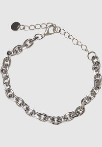 Sujetador unisex Modern Urban Classics con detalle de cadena, color plata.