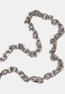Comoda collana unisex Urban Classics, con dettaglio a catena, colore argento.