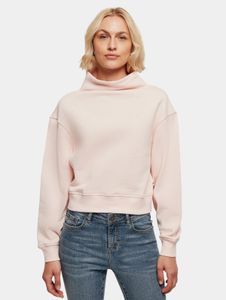 Soft Urban Classics women's sweatshirt, ribbed cuffs, oversize, 300 g/m², pink