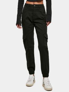 Comfortable URBAN CLASSICS women's jeans with stretch pockets, 320 g/m², cotton, black