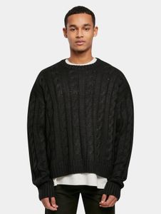 Felpa oversize da uomo Urban Classics, morbida, 3 g/m², nera