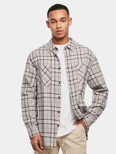 Polo homme Modern URBAN CLASSICS à poches, coupe oversize, 128 g/m², coton, gris