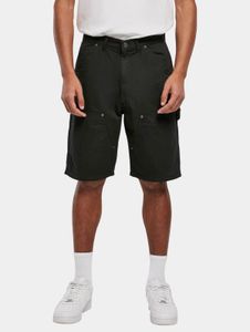 Pantalones de hombre Modern Urban Classics con bolsillos, algodón de 320 g/m², color negro.