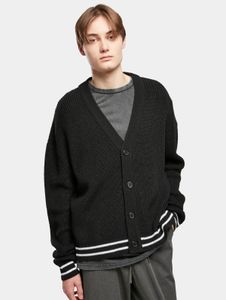 Sudadera moderna Urban Classics para hombre, oversize, 5 g/m², negra.