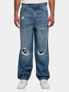 Jeans da uomo Casual Urban Classics, vestibilità dritta, 370 g/m², cotone, blu