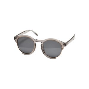 Gafas de sol unisex Urban Classics llamativas con cordón ajustable, color gris.