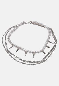 modernes URBAN CLASSICS Unisex Kette Ketten-Detail Silber