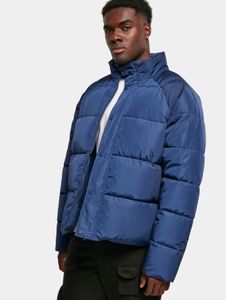 lässige Urban Classics Herren Jacke Reißverschluss Taschen 139 g/m² Navy