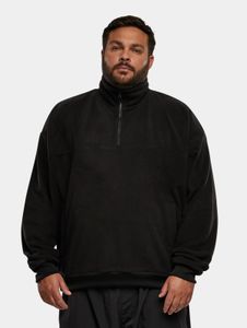 Sudadera Modern Urban Classics para hombre, de felpa con cremallera, 230 g/m², negra.