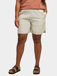 lässige Urban Classics Damen Shorts Taschen 180 g/m² Beige