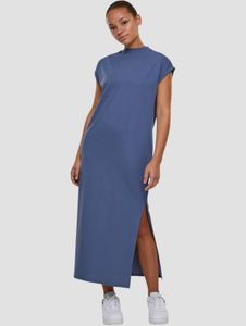 Fashionable Urban Classics women's dress, 140 g/m², cotton, blue