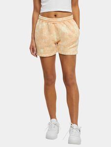 Lightweight Urban Classics women's shorts with drawstring and pockets, 360 g/m² cotton, beige