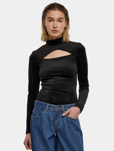 stilvolles Urban Classics Damen Kleid Stretch Slim Fit 270 g/m² Schwarz