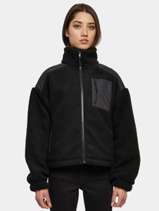 Chaqueta polar funcional para mujer de Urban Classics, 330 g/m², negra.