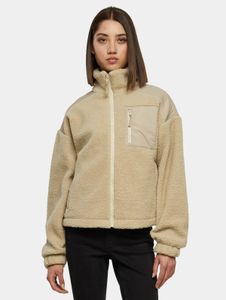 Simple Urban Classics women's fleece jacket, 330 g/m², beige