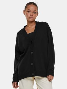 Chaqueta elegante de Urban Classics para mujer, 7 g/m², algodón, negra.