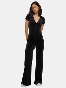Robe légère Urban Classics pour femme, extensible, fermeture éclair, coupe ajustée, noire