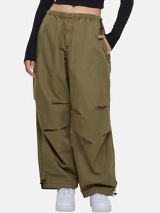 Modern Urban Classics women's jeans 280 g/m² with cotton olive green