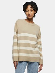 Sudadera oversize para mujer Soft Urban Classics, 7 g/m², algodón, beige.