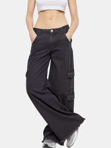 Casual Urban Classics women's denim bags with cotton lining, black