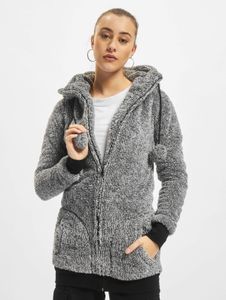 Casual Urban Classics women's hoodie with pockets and hood, 280 g/m², grey