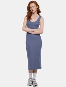 Robe féminine Urban Classics pour femme, tissu stretch 180 g/m² avec coton, bleue