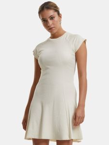 Vestido de mujer de la colección Fashionable Urban Classics, tejido elástico de 220 g/m², algodón, color crudo-blanco.