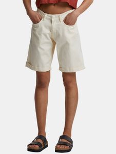 Summery Urban Classics women's shorts 260 g/m² with cotton ecru-white