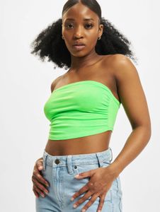 bequemes Urban Classics Damen T-Shirt Stretch 180 g/m² mit Baumwolle Neon-Grün