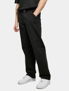 Eleganti jeans da uomo Urban Classics con tasche con zip, 350 g/m² di cotone, neri