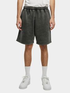 Lightweight Urban Classics men's shorts with drawstring and pockets, 360 g/m² cotton, black