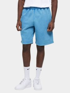 Pantalones cortos de hombre Summer Urban Classics con cordón ajustable y bolsillos, algodón de 360 g/m², azul.